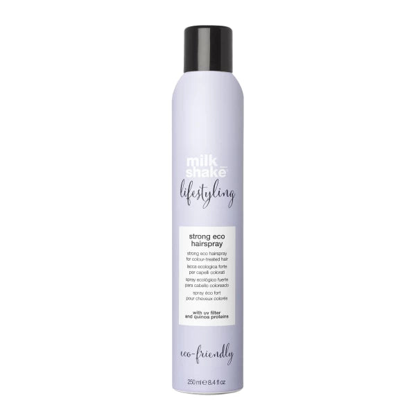 ECO STRONG HAIRSPRAY stiprios fiksacijos ekologiškas lakas dažytiems plaukams 250 ml